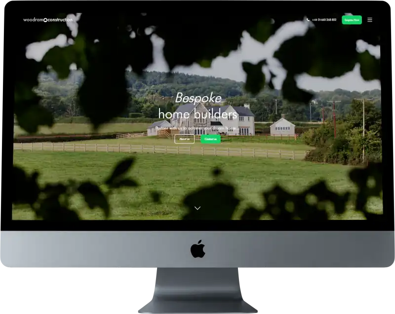 Woodram Construction portfolio item.